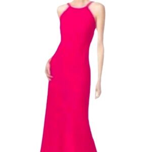 Calvin klein maxi dress pink sleeveless size 10 US